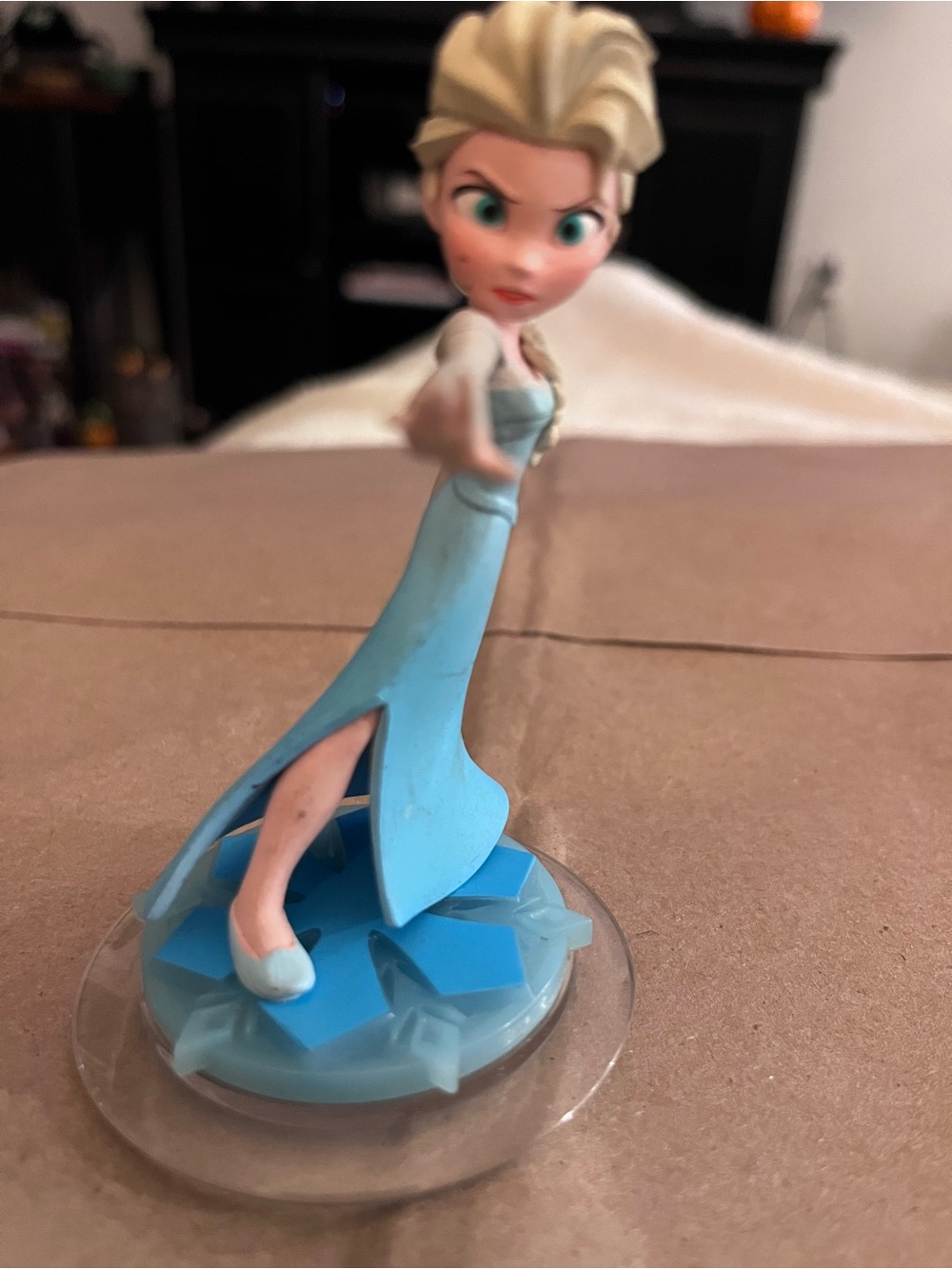 Disney Elsa Figurine in Light Blue Gown
